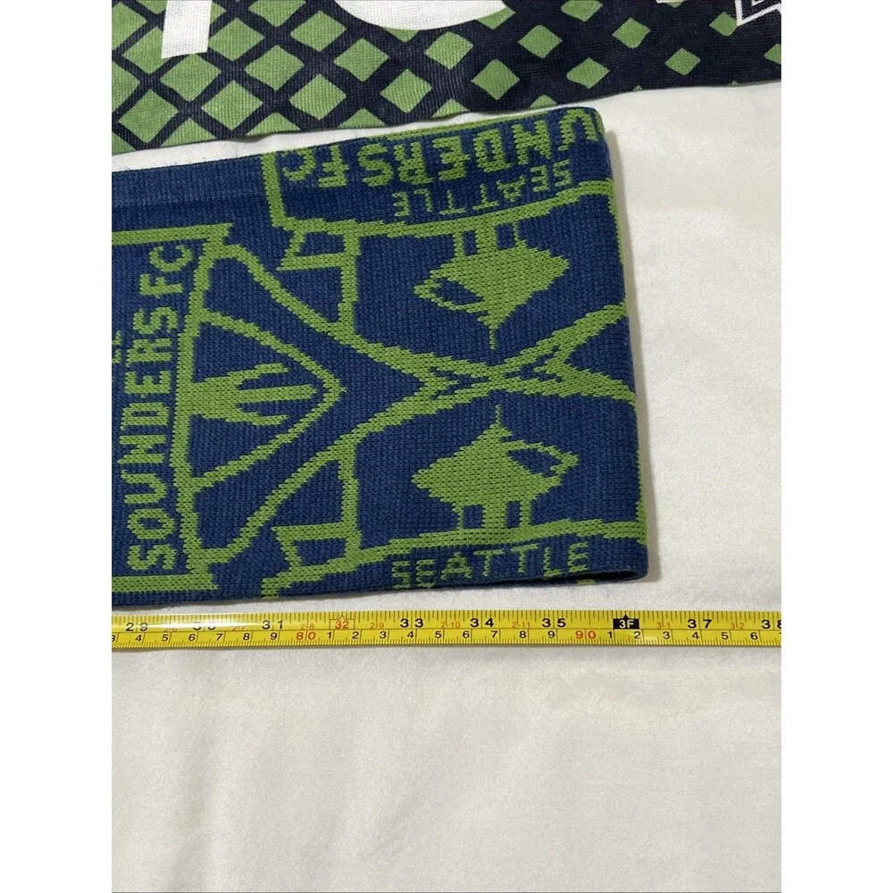 Seattle Sounders FC Scarf Lot Of 3 ( 1 Is Hybrid With Rainiers) Mixed Brands